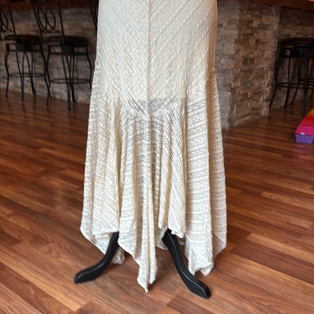Intimately free people cream long dress size large - Picture 6 of 8